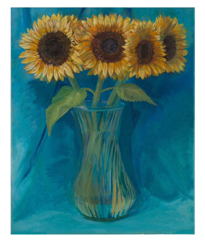 Sunflowers, still life by Ed Coy