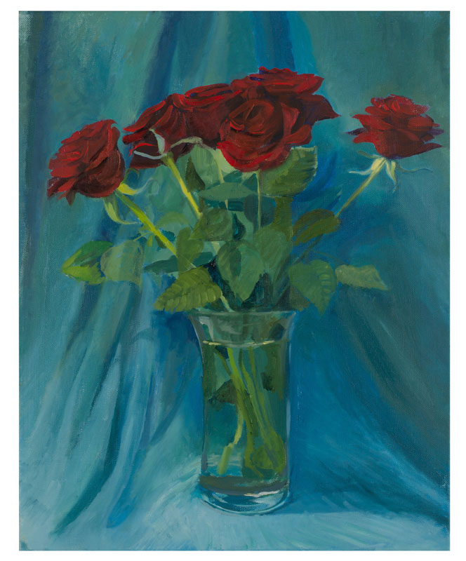 Roses, still life by Ed Coy